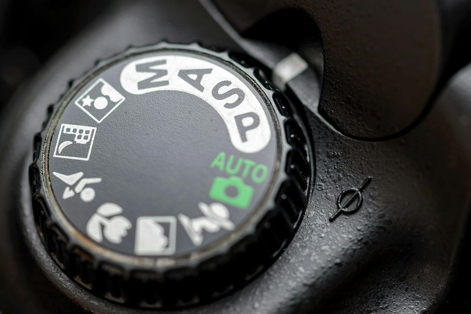 Programhjul på kamera Programhjul på kamera